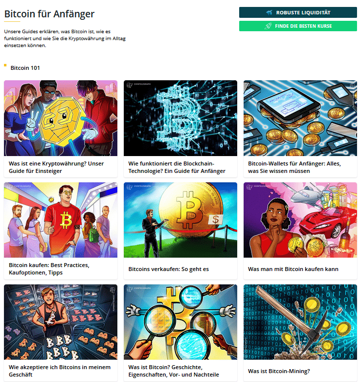 Bitcoin-content hub